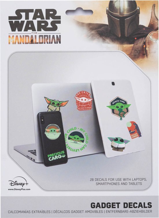 Grupo Erik Gadgetstickers Star Wars Junior Vinyl Groen 28 Stuks