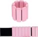 Shenzhen Haorui Industrial Technology Co., Ltd. Set de manchettes de poids réglables - 2 x 460 g + 2 x 900 g - Rose