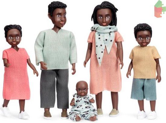 Lundby Poppenhuisfamilie 'Billie' - 5-Delig