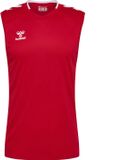 Hummel Tanktop Core 2.0 Rood Polyester Mouwloos L Unisex Volwassenen Lente/Zomer 2025 Fitness & Training