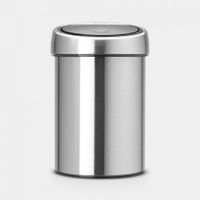 Brabantia Touch Bin - 3 litre - Acier - Fixation murale