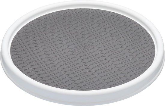 Lifetime Anti-slipmat Rond 30 Cm Wit/grijs