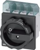 Siemens Lastscheidingsschakelaar Zwart 4-polig 16 mm² 25 A 690 V/AC