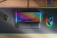 Razer BlackWidow V4 75% - Mechanisch gamingtoetsenbord met RGB-verlichting (speciale macrotoetsen, Double-shot ABS-toetsdoppe, Switch klikgeluid, scrollwiel en mediatoetse) US-Layout | Zwart