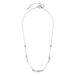 Olivia Burton 24100297 PETITE HONINGRAAT Collectie ketting voor dames in roestvrij staal met zeshoekige bedels