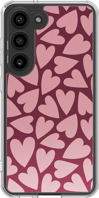 imoshion Hoesje - Geschikt voor Samsung Galaxy S23 - Design hoesje - Hearty Blush