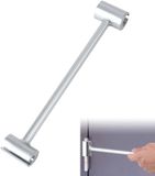 Dailygoody - Clé de réglage de dégagement de charnière - Charnières réglables - Idéal pour portes de sécurité - Argent - Accessoire pour portes