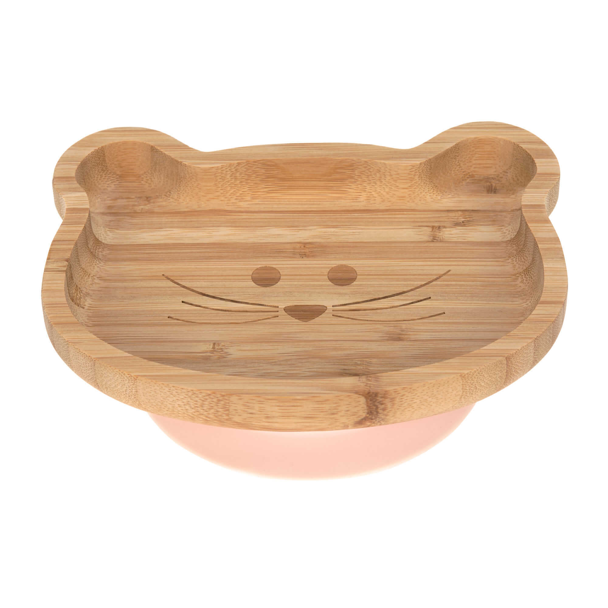 Reer Bamboo-Wood Platter, Little Chums Mouse bruin