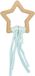 Saro Bague de dentition Shooting Star 9,5 cm Bois de hêtre/Coton Menthe
