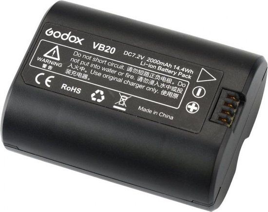Godox VB20 Accu voor V350 - Zwart