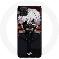Maniacase Etui voor Samsung Galaxy A12 Tokio Ghoul Kaneki Ken Japans Anime Masker