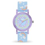 Ice Watch ICE learning - Light blue rainbow 024498 Horloge - Nylon - Blauw - Ø 28 mm
