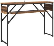 vidaXL Consoltabel Oud Hout Bewerkt hout 105x30x75cm