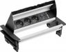 GTV prise traversante pour bureaux, verrouillable sans débrancher les appareils, câble flexible, port USB 5V 2A, idéal pour bureaux