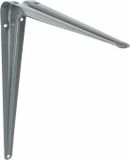 AMIG Plankdrager/planksteun van metaal - gelakt grijs - H450 x B400 mm