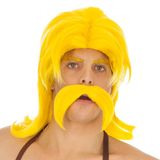 Chaks - Kostunrix pruik en baard, Gallische smid-outfit