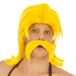 Chaks - Kostunrix pruik en baard, Gallische smid-outfit