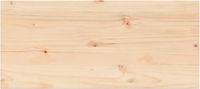 vidaXL - Tafelblad - rechthoekig - 90x40x1,7 - cm - massief - grenenhout