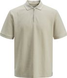 JACK&JONES JJEAUSTIN ZIP POLO SS NOOS Heren Polo XS Moonbeam