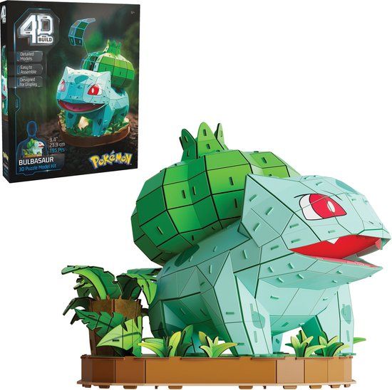 4D Build Pokémon Bulbasaur 3D Model Set