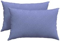 vidaXL - Zitkussens - 2 stuks - Stof - Jeans Blauw - 60 x 40 cm