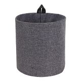 Bigso Zacht rond Hangende Opbergmand/Hamper, Klein, Grijs
