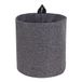 Bigso Zacht rond Hangende Opbergmand/Hamper, Klein, Grijs