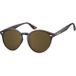 Montana Zonnebril met bruin rond glas turtle