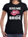 Shoppartners Bv Kiss me i am the bride t-shirt noir femme M