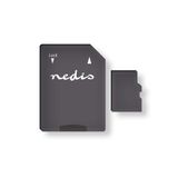 Nedis microSDXC - 128 Go - Classe 10 - 90 Mo/s en écriture - Adaptateur SD inclus
