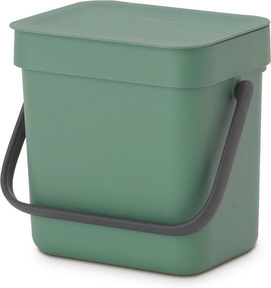 Brabantia Sort & Go Aanrecht Afvalbakje - 3 liter - Fir Green