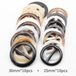 Merkloos Ronde shirtclip - Sjaalclip - Ronde speldloze harsknoop - Sjaal-/T-shirtclipring - Hars kledingring T-shirtclip - Sjaalknoop - Willekeurige kleur