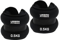 UFE Urban Fitness Enkelgewichten - Polsgewichten - Neopreen - Zwart - 0.5 kilogram