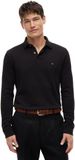 Tommy Hilfiger 1985 Regular Long Sleeve Polo - Zwart - Maat XXL