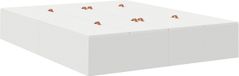 vidaXL - Opbergbedframe - Wit - 150 x 200 cm