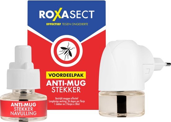 Roxasect Anti-Mug Stekker Navulflacon 2st
