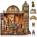 Book Nook DIY-Set, Zauberer-Studie, Bois, LED, 1 pièce