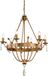 Elstead Lighting LED Kroonluchter | 6X E14 Max 60W | Dimbaar | Gold Patina