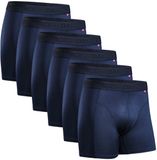 DANISH ENDURANCE Sportonderbroeken Heren - Quick Dry - Sport Boxershorts - 6 pack - Blauw - Maat XXL