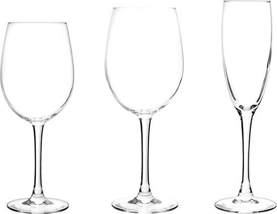 Cosy & Trendy Wijnglazenset - 18-delig