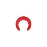 Riegler 91.004 Zekeringsring, voor serie »speedfit«, voor buis buiten-ø 4 mm, rood, POM