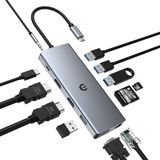 USB OBERSTER 12-in-1 USB C-docking station
