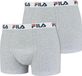 Fila Man Boxer Elastic Band 2-pack Grijs Maat XL