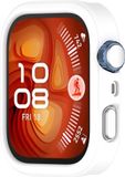 Wigento Huawei Siliconen beschermhoes voor de Huawei Watch Fit 4, halfomsluitend, witte kleur