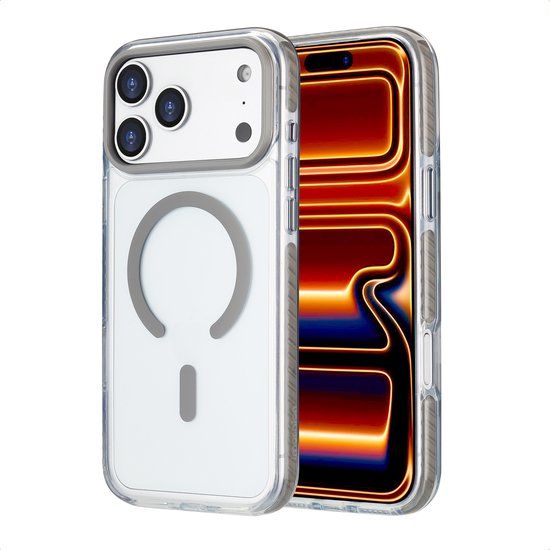 imoshion Combat MagSafe Backcover voor de Apple iPhone 17 Pro Max - Grijs