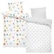 Totsy Baby Dekbedovertrek voor ledikant baby 100x135 cm 2 stuks - Katoen dekbedhoes voor kind bed Set Dekbedzak 100 x 135 cm En Kussensloop 60 x 40 cm Oeko-Tex
