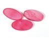 Parelmossel, ovaal, glanzend, rood, 20 x 10 mm, 250 g, 154 u, ca.