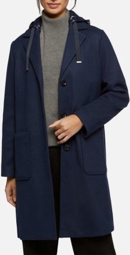 GEOX W DORALEA Blauw 50 EU - Dames Jacket - Herfst/Winter 2024