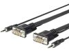 VivoLink provgamcs1.8 1.8 m VGA (D-Sub) + 3,5 mm zwarte kabel