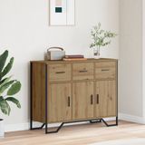 vidaXL Dressoir Artisan Eiken 97 x 32,5 x 74,5 cm